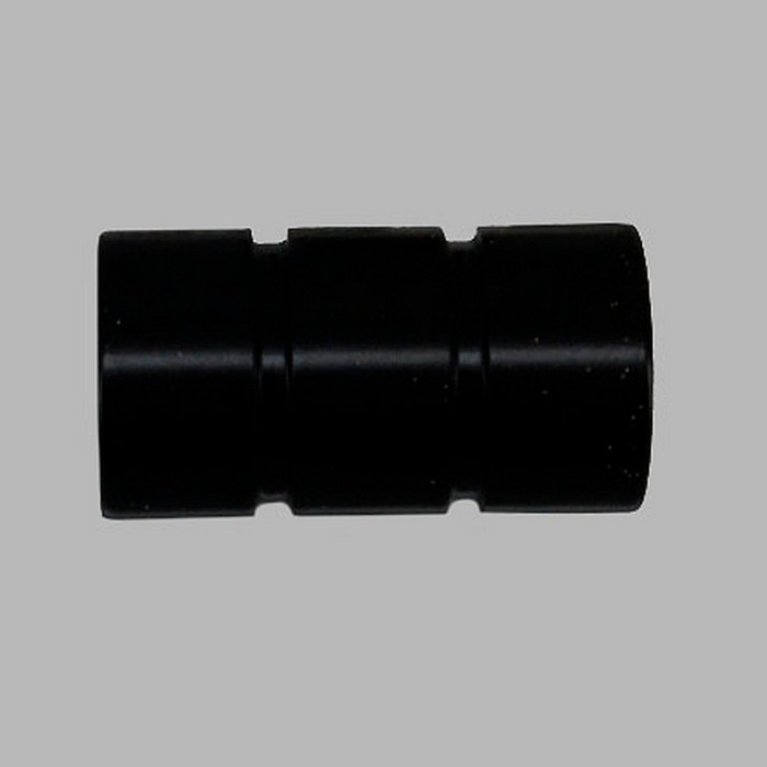 complete channel track drapery rod 20 mm color black in different lengths